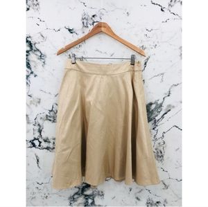 Banana Republic Gold skirt